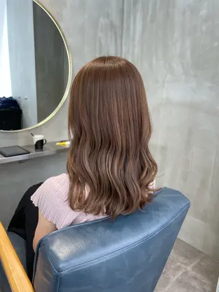 ミディアム カラー 梅田艶髪矯正 💖koichiroのヘアスタイル