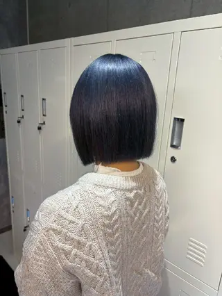 カラー ミディアム 地雷系🎀ハイトーン 💙荒川結星のヘアスタイル
