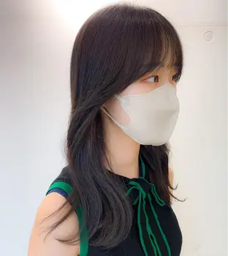 ミディアム ヘアアレンジ 新宿♥ハッシュカット 暖色カラー♥Unaのヘアスタイル