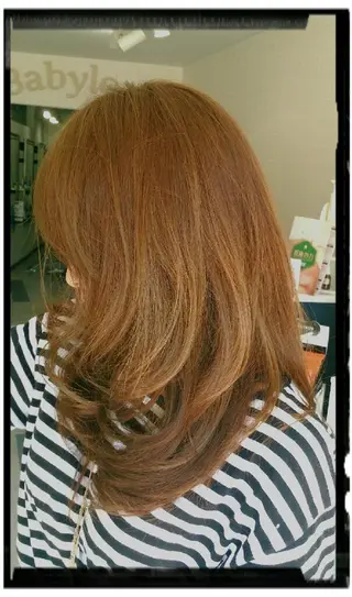 ロング カラー 畑中秀平💛艶髪💜 Babylon 代表のヘアスタイル