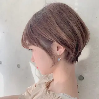 ショート カラー ヘアアレンジ 縮毛矯正/メンズ歓迎 Ryota🌻のヘアスタイル
