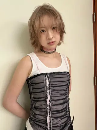 カラー nappe🐏 栄／矢場町のヘアスタイル