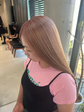 ロング カラー 冨山 一真のヘアスタイル