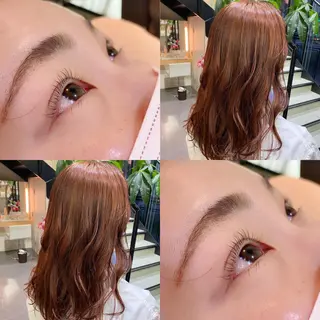 ロング カラー ヘアアレンジ マツエク・マツパ TSUNA 🌙 Lim 五反田のマツエク・マツパデザイン