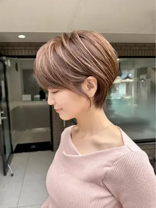 ショート カラー 🫧似合わせショート イシダ🫧のヘアスタイル