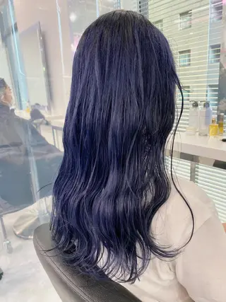 ロング センターパート特化 井上健太のヘアスタイル