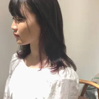 ミディアム カラー 白髪ぼかし/ショート /ミニボブだいじのヘアスタイル