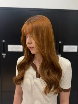ロング カラー 渋谷髪質改善/縮毛 矯正/かすが🪽🫧のヘアスタイル
