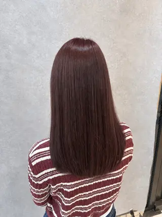セミロング カラー 髪質改善縮毛矯正/ 透明感カラー 石崎のヘアスタイル