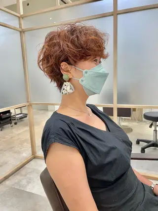 ショート パーマ ショートヘア相談所✨ 澤里大のヘアスタイル