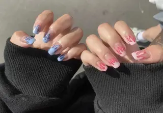 ネイル 🦋ネイルサロン ブラン🌈ゆりのネイルデザイン