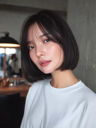 ショート ⭐️韓国髪質改善× レイヤー⭐️亀山努のヘアスタイル