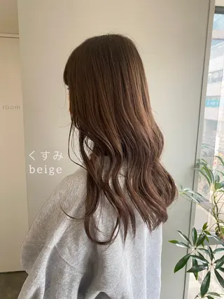 セミロング カラー ヘアアレンジ ボブ /ニュアンス/ satomi🧸💖のヘアスタイル