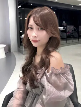 ロング カラー Ryo/名古屋 /小顔レイヤーカットのヘアスタイル