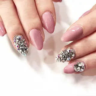 ネイル 渋谷/チップ長さ出し 👑アプレgel-xのネイルデザイン