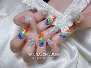 ネイル ネイルサロン ルミア Lumia 店長施術のネイルデザイン