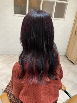 ロング カラー 透明感カラー 🩶🩵🩷AIRIのヘアスタイル