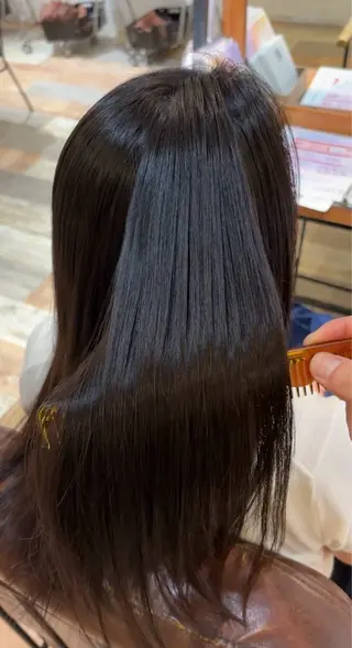 ミディアム 髪質改善・ 縮毛矯正・清水天空のヘアスタイル