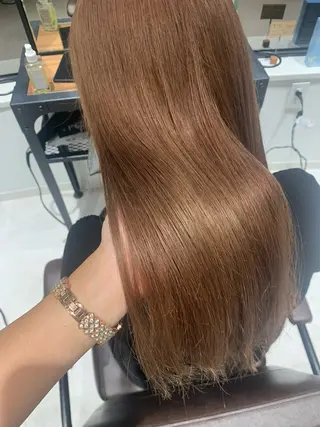 セミロング カラー 艶ハイトーン/ボブ ラベンダーカラー🪄のヘアスタイル
