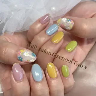 ネイル Nail&eye Grow 武蔵藤沢店のネイルデザイン