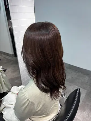 セミロング カラー HANNA 🌺🌊のヘアスタイル