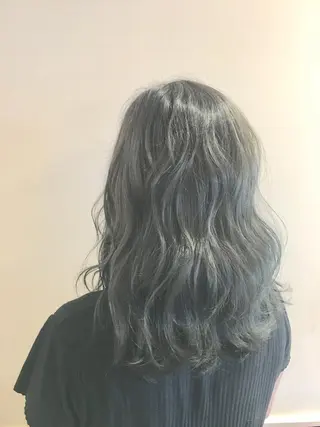 ロング カラー パーマ ヘアアレンジ メンズ 福元友梨 ディレクター✂️のヘアスタイル