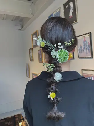 ロング ヘアアレンジ エイジングケア/大人 デザイン/FRAMEのヘアスタイル