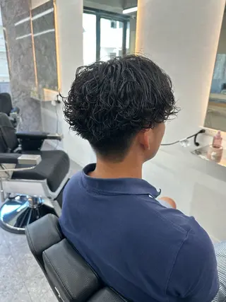 パーマ メンズ メッシュパーマ支持率 ◎大宮/隼也のヘアスタイル