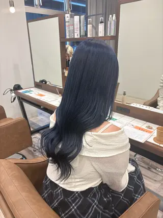 カラー まろみ暖色×ボブ ×chia🕯のヘアスタイル