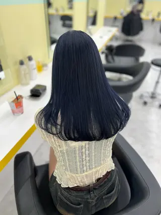 ロング カラー Mio 暗髪/髪質改善🖤のヘアスタイル