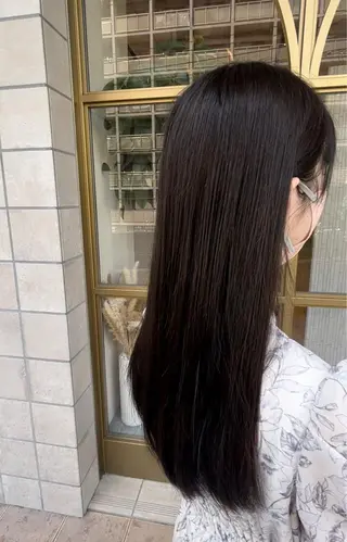 ロング カラー Uo/透明感カラー /髪質改善のヘアスタイル