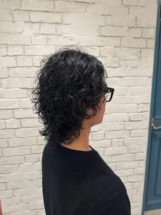 パーマ メンズ 堀江美容室 千晶のヘアスタイル