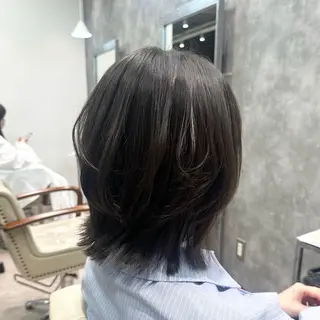 ミディアム カラー 似合わせボブ 🌻 北澤七海のヘアスタイル