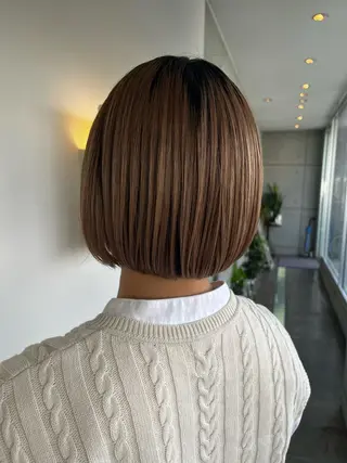 ショート おせ ちさとのヘアスタイル