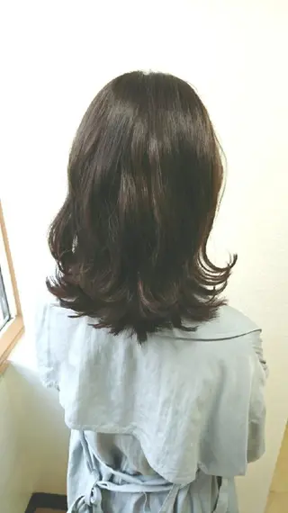 ミディアム カラー ＊Cielo＊ 佐藤 幸世のヘアスタイル