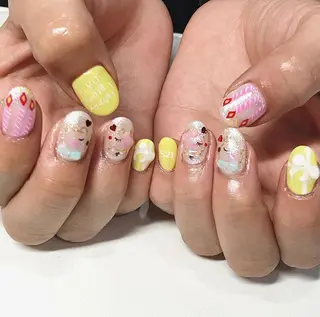 ネイル 渋谷 Jr.ネイリストのネイルデザイン