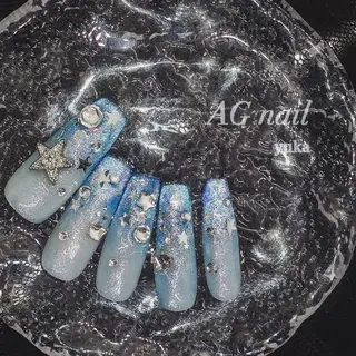 ネイル AGnail 富永  /ちゅるん韓国ネイルのネイルデザイン