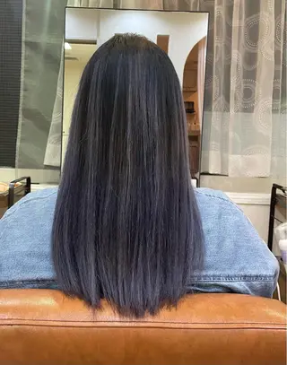 ロング カラー 北川 智海のヘアスタイル