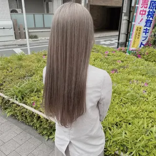 ロング カラー ヘアアレンジ ダブルカラー｜ なおき｜池袋美容師のヘアスタイル