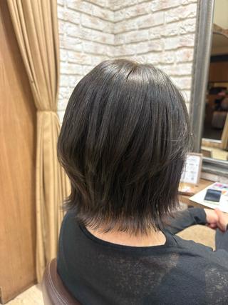 ショート 暗髪／透明感カラー ／⭐️hyuga⭐️のヘアスタイル