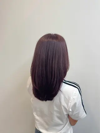 カラー 藤野 菜々美のヘアスタイル