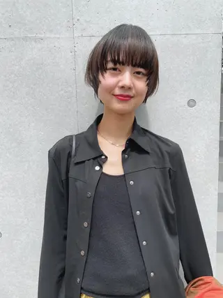 ショート カラー センスをお届けします 大谷将生infpのヘアスタイル