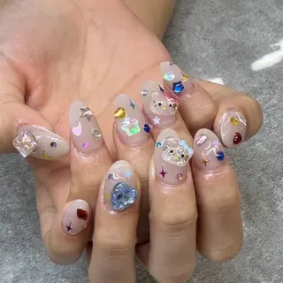 ネイル cocoro🖤 猫爪/y2kネイルのネイルデザイン