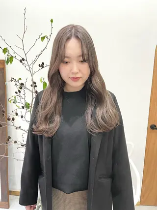 ロング カラー ヘアアレンジ ena/ブリーチなし 透明感・レイヤー🎀のヘアスタイル
