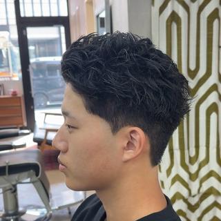 ショート パーマ ヘアアレンジ メンズ メンズサロン👨 カットパーマ特化涼太のヘアスタイル