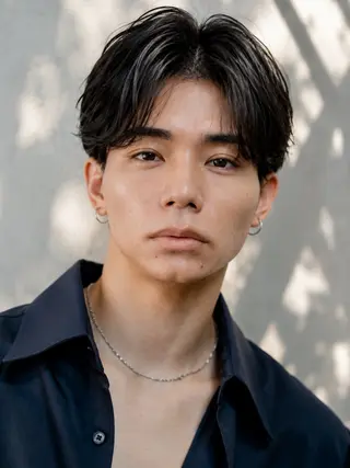 メンズ ウルフ・ボブ モデル✵HARUTOのヘアスタイル