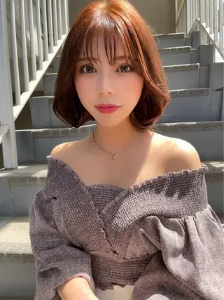 ミディアム Aster 店長 れおんのヘアスタイル
