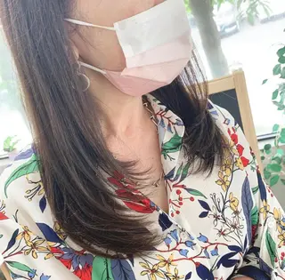 ロング カラー ヘアアレンジ 那須 颯太のヘアスタイル