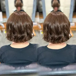 ショート 🩶【巻ける縮毛 矯正】🩶蘭のヘアスタイル