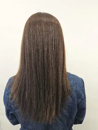 ロング パーマ あいだ🐼ミニモ 8月限定クーポン配信のヘアスタイル